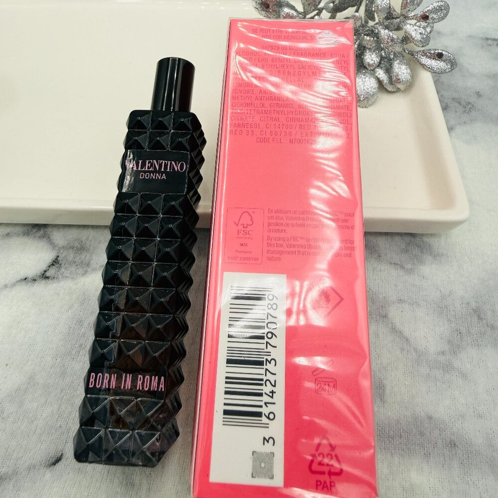 VALENTINO Donna Born in Roma Intense EDP Floral Ambery-Travel15 ml,0.5oz-BOX-NEW - Picture 9 of 13